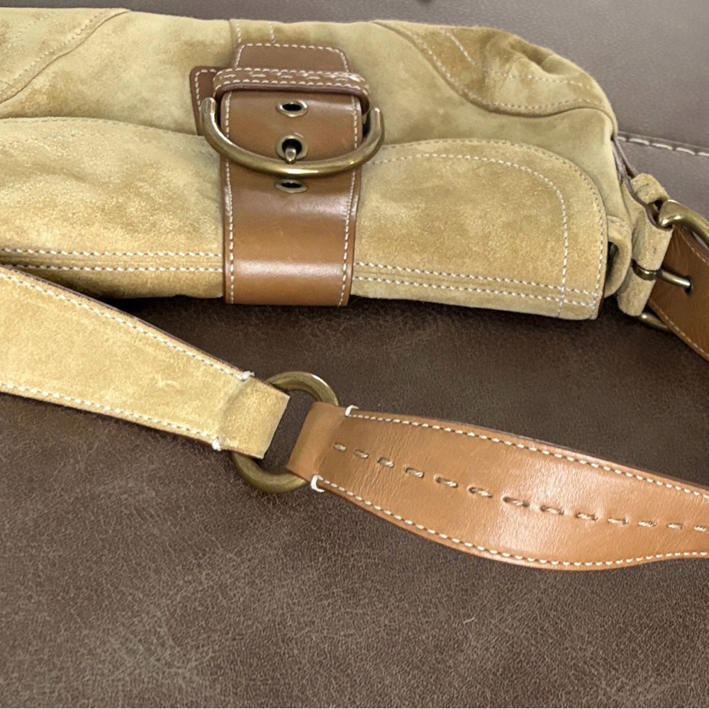 Coach Tan and Brown Shoulder Bag - Picture 5 of 7
